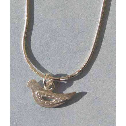 Emily Rosenfeld Sterling Silver Dove Necklace