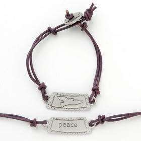 Emily Rosenfeld Symbol Peace Bracelet