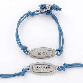 Emily Rosenfeld Hebrew/English Believe Bracelet