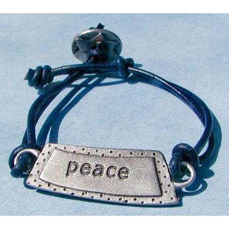 Emily Rosenfeld Hebrew/English Peace Bracelet