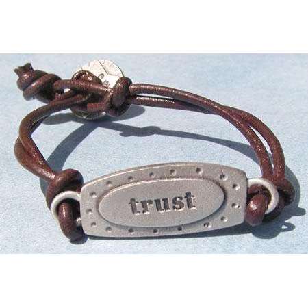 Emily Rosenfeld Hebrew/English Trust Bracelet