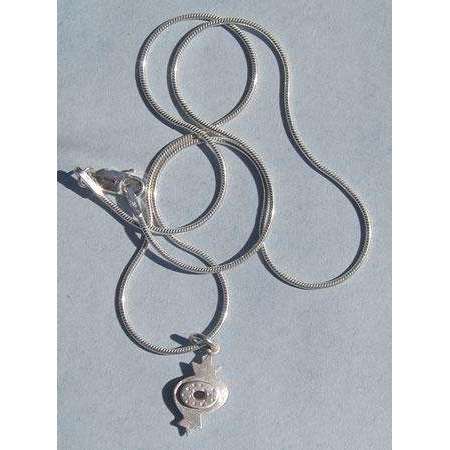 Emily Rosenfeld Sterling Silver Small Pomegranate Necklace