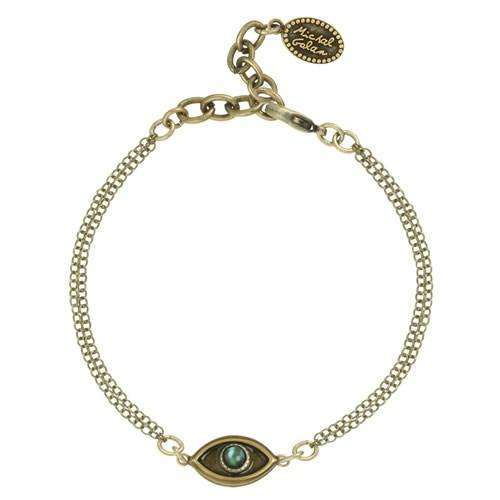 Michal Golan Abalone Evil Eye Bracelet