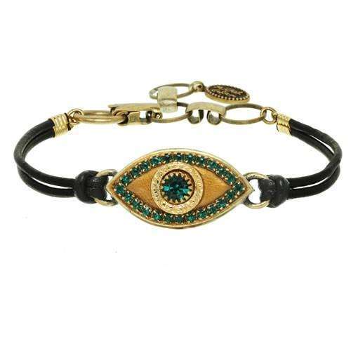 Diamond Bezels Evil Eye Bracelet - Nuha Jewelers