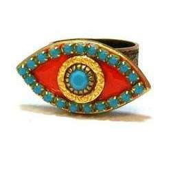 Michal Golan Stunning Evil Eye Ring