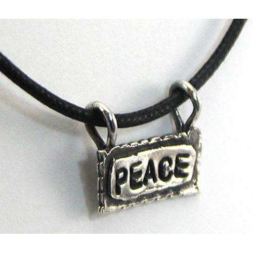 Rachel Miller Double-Sided Shalom/Peace Hebrew Necklace