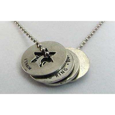 Whitney Howard Blessing Ring Necklace - Family, Love, L’Chaim, Thinking of You