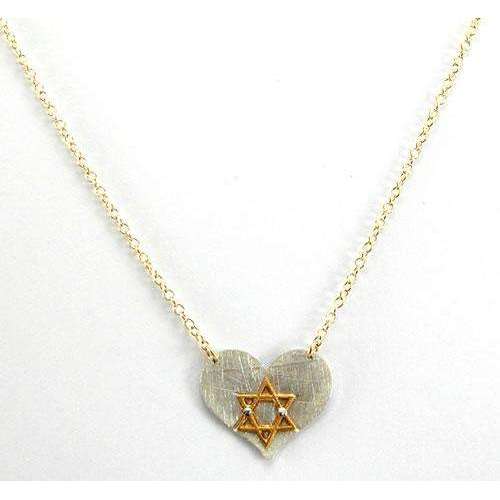 Zina Kao Beautiful Star of David in Heart